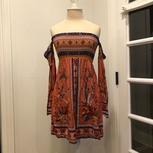 Flying Tomato Strapless Dress